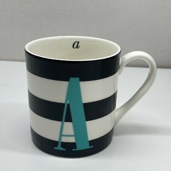 kate spade monogram coffee mug